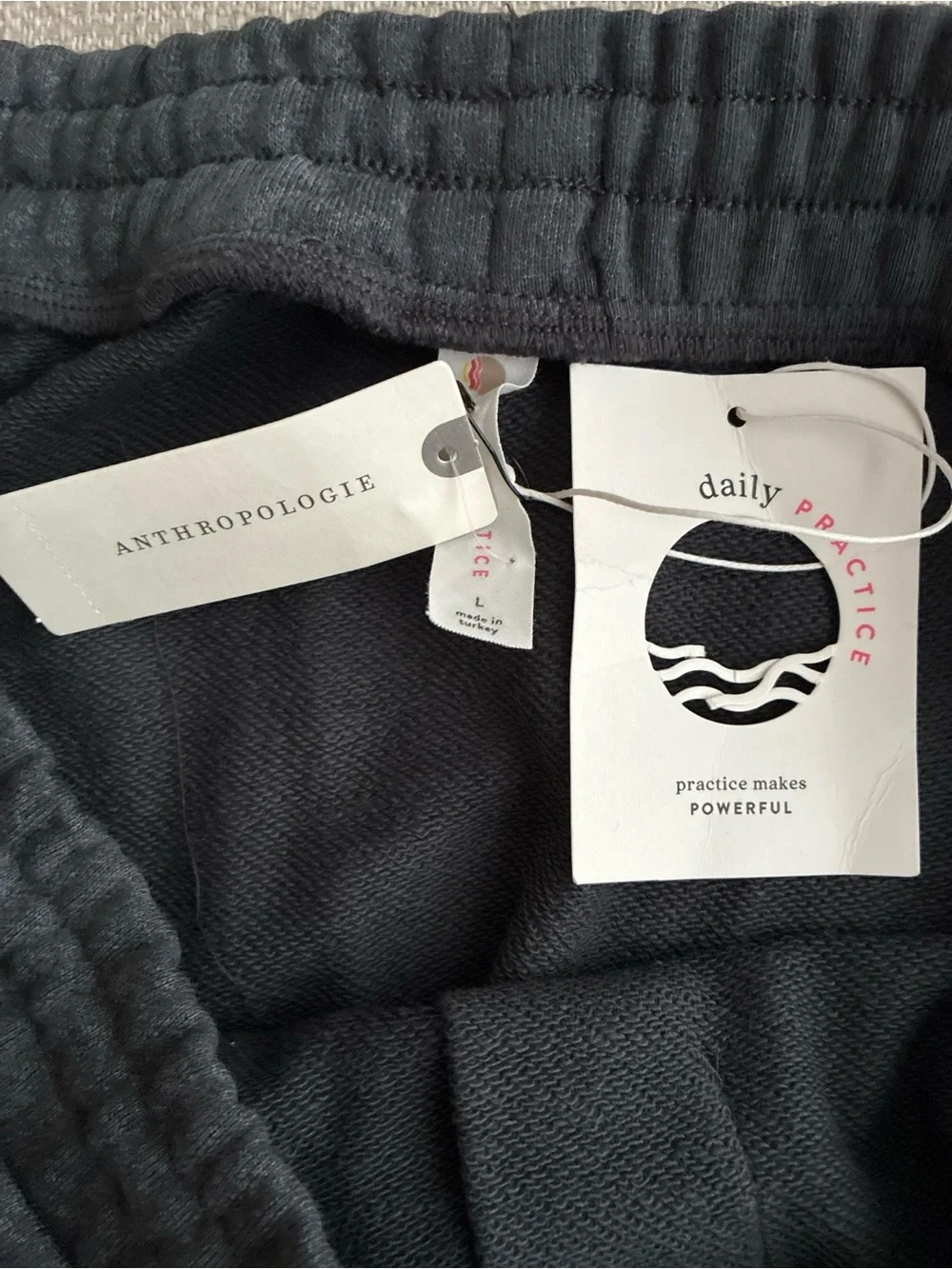 Anthropologie Skirt Women’s Large Daily Practice Pull On Washed Mini Skirt NWT